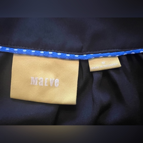 Anthropologie Mauve Black Top - Medium - Picture 4 of 6